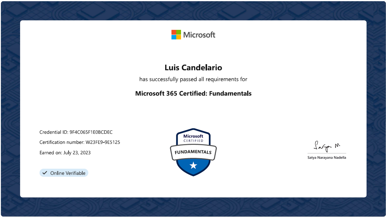 Microsoft Certified: MS-900